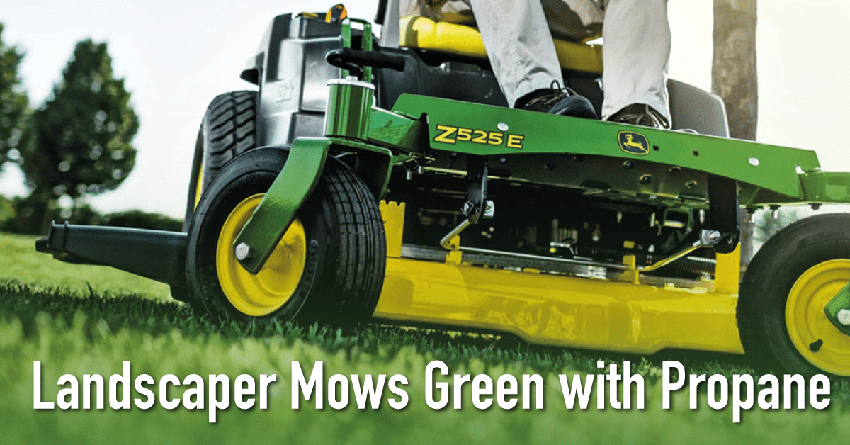 You are currently viewing Landscaper Goes Greener with Propane Mowers